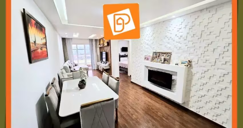 Apartamento com 2 quartos e dois banheiros no quitandinha, totalmente remodelado