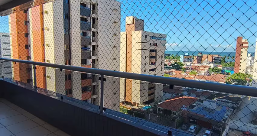 Apartamento confortável e com vista para o mar de manaíra