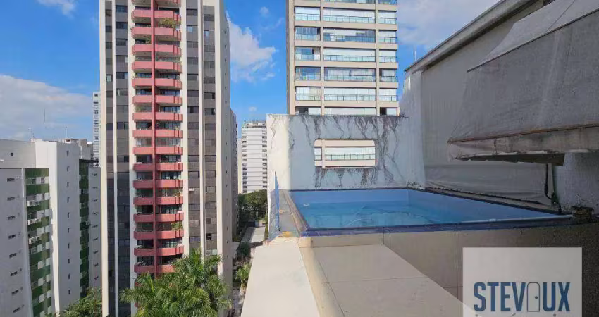 Cobertura penthouse com 3 dormitórios  em moema pássaros para venda!