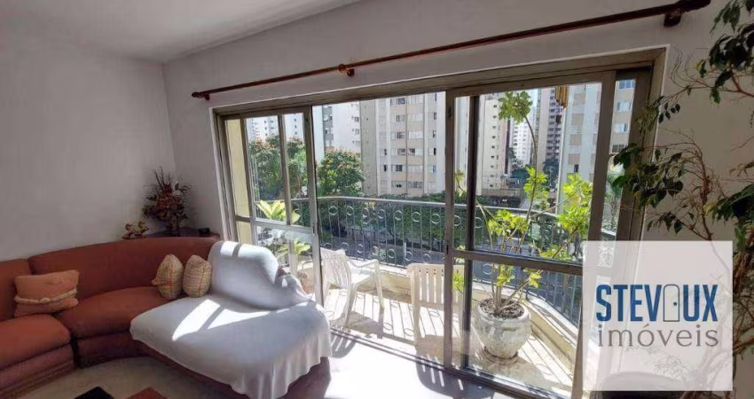 Apartamento com 3 dormitórios à venda, 158 m² por R$ 1.990.000,00 - Moema - São Paulo/SP