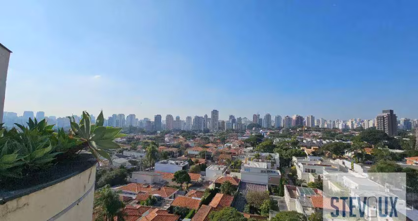 Cobertura com 4 dormitórios à venda, 350 m² por r$ 2.560.000,00 - brooklin - são paulo/sp