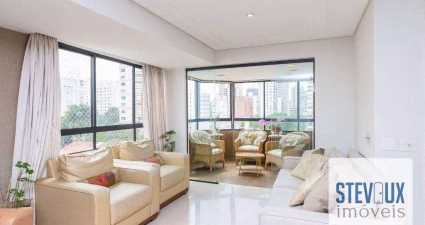 Apartamento com 4 dormitórios, 209 m² - venda por R$ 3.000.000,00 ou aluguel por R$ 25.070,00 - Moema - São Paulo/SP