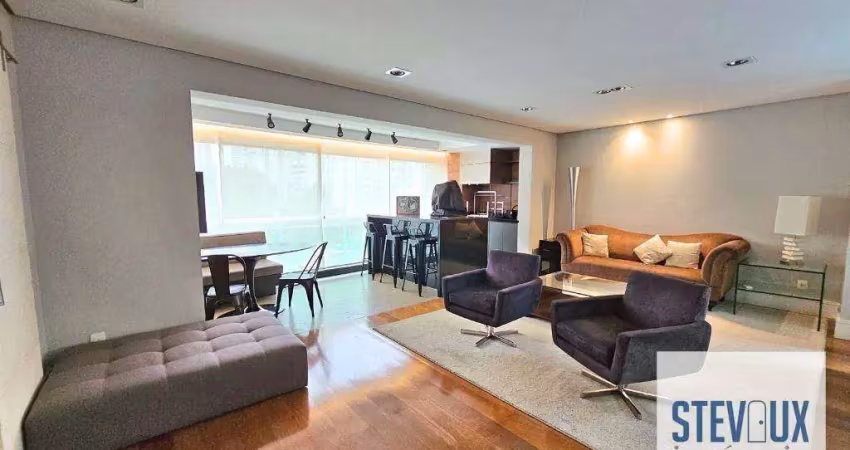 Apartamento com 3 dormitórios para alugar, 165 m² por r$ 17.650,00/mês - moema pássaros - são paulo/sp