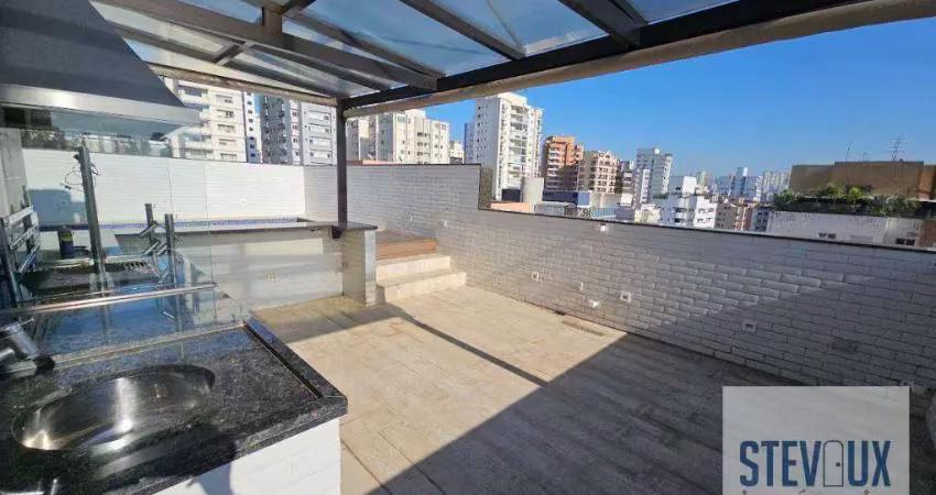 Cobertura com 3 dormitórios à venda, 287 m² por r$ 2.135.000,00 - brooklin - são paulo/sp
