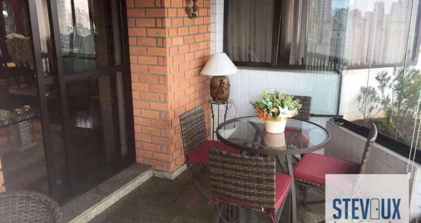 Apartamento com 4 dormitórios à venda, 200 m² - moema - são paulo/sp
