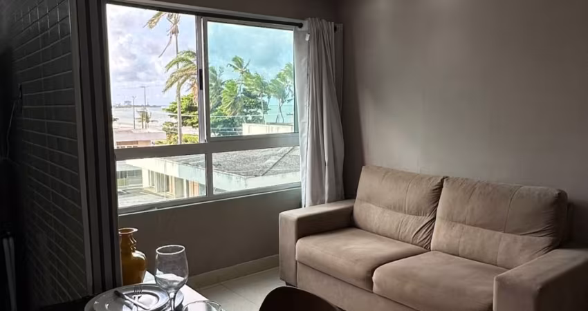 Flat Mobiliado à Beira-Mar no Cabo Branco, Pronto para Airbnb, Porteira Fechada!