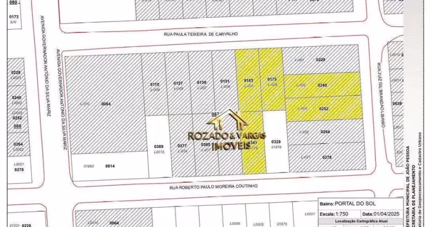 Terrenos à venda, 2088 m² por r$ 3.000.000 - portal do sol - joão pessoa/pb