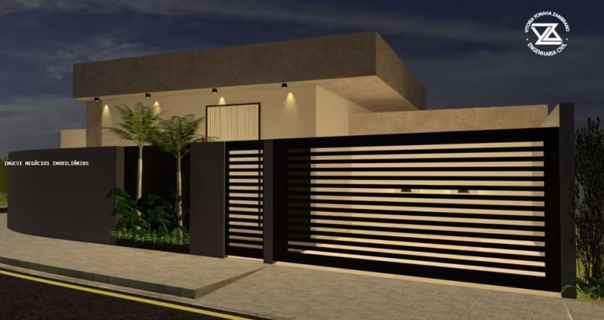 Casa para Venda em Presidente Prudente, Jardim Vista Bonita, 3 dormitórios, 1 suíte, 3 banheiros, 2 vagas