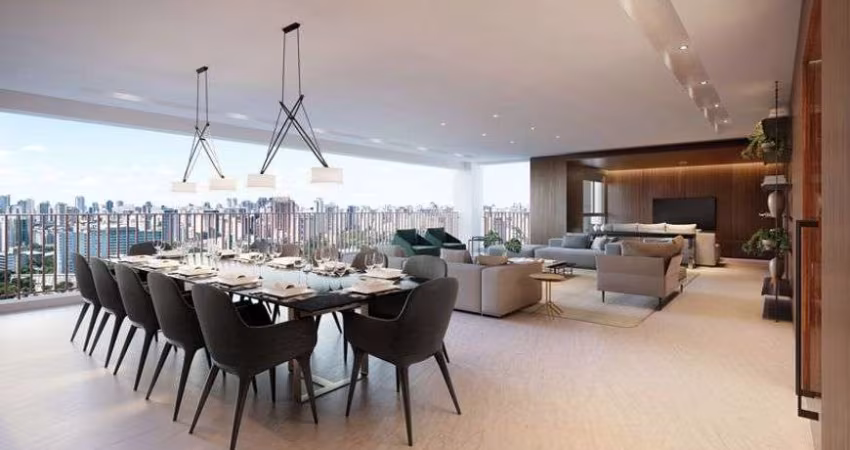 Apartamento a venda Pátrio Ibirapuera andar alto, 280 m, 4 dormitórios em Moema - São Paulo - SP