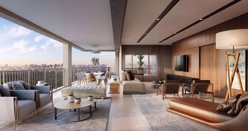Apartamento para venda possui 280 m² com 4 quartos em Moema - São Paulo - SP