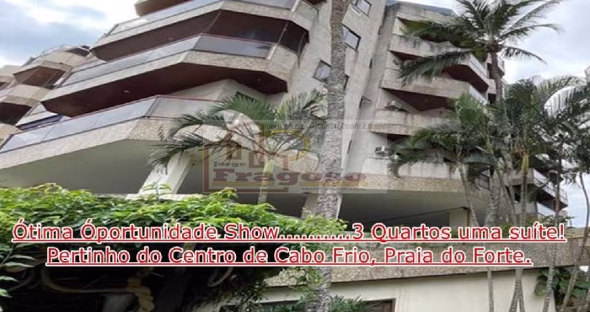Apartamento à venda em Cabo Frio-RJ, Vila Nova: 3 quartos, 1 suíte, 1 sala, 3 banheiros, 1 vaga e 139m²!