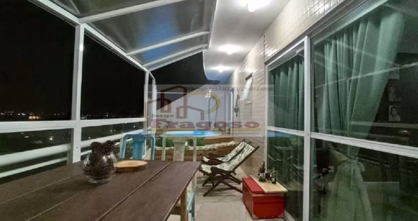 Cobertura de 3 Quartos no Braga, Cabo Frio-RJ: 3 Suítes, 5 Banheiros, 2 Vagas de Garagem