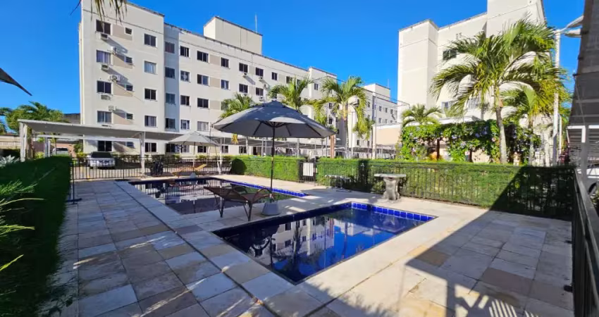 Lindo apartamento compacto e pronto para morar em messejana, com 2 quartos, 2 banheiros, 1 vaga, parcialmente projetado e mobiliado, por r$240.000
