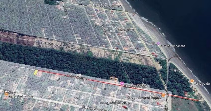 EXCELENTE TERRENO LIMPO E ATERRADO NO BALNEÁRIO ALVORADA EM ITAPOÁ, MENOS DE MIL METROS DO MAR