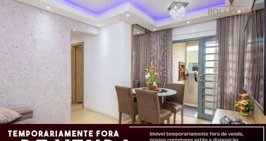 Apartamento semi-mobiliado no Pio Lanteri, com 3 dormitórios à venda, 59 m² por R$ 354.900 - Uberaba - Curitiba/PR