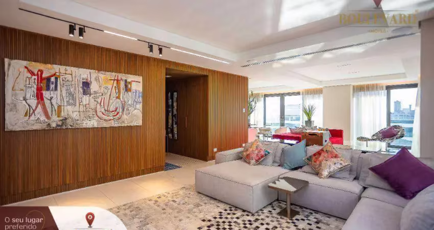 Apartamento no BW Residence, mobiliado com 3 dormitórios à venda, 263 m² por R$ 7.000.000 - Batel - Curitiba/PR