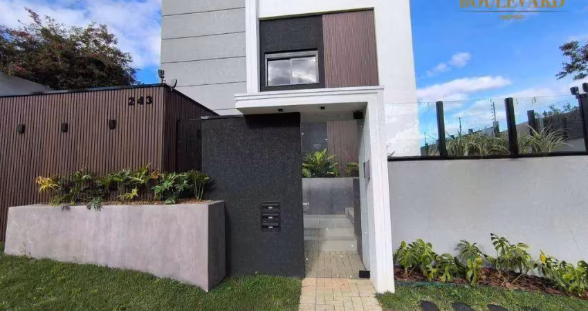 Casas no residencial wish townhouses, com 3 dormitórios à venda, 220 m² por r$ 1.550.000 - seminário - curitiba/pr