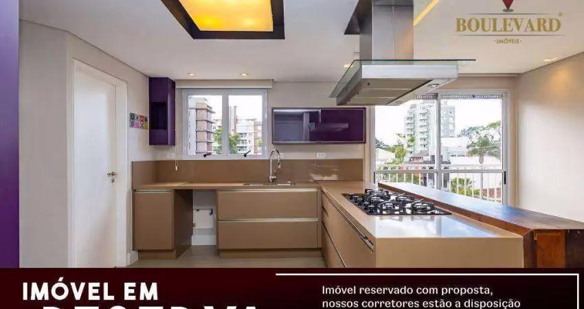 Apartamento no edifício andaluzia, com 3 dormitórios à venda, 157 m² por r$ 1.199.000 - ahú - curitiba/pr
