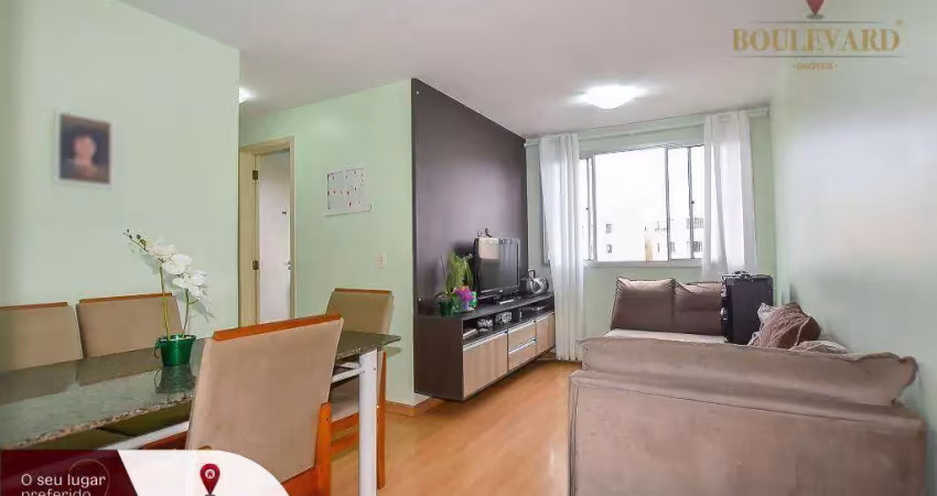 Apartamento no Residencial Morada do Sol, com 2 dormitórios à venda, 41 m² por R$ 225.000 - Fazendinha - Curitiba/PR