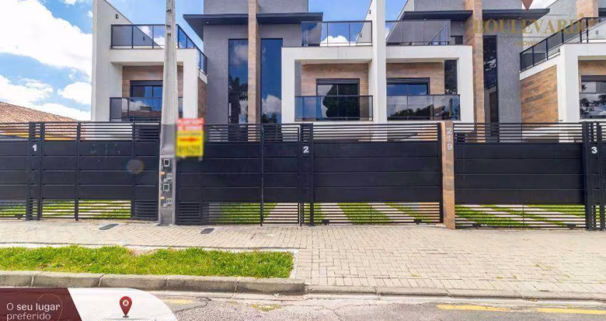 Sobrados novos com 3 dormitórios à venda, 142 m² por R$ 1.149.000 - Uberaba - Curitiba/PR