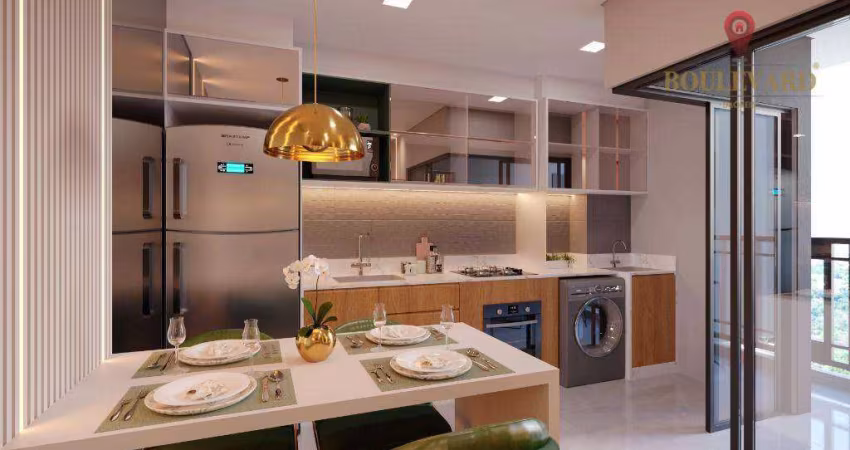 Studios novos  com 1 dormitório à venda, 32 m² por R$ 310.000 - Novo Mundo - Curitiba/PR