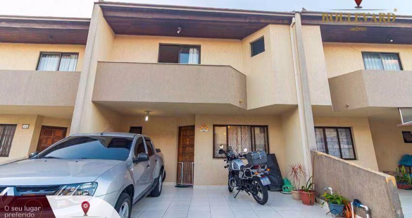 Sobrado em condomínio fechado com 3 dormitórios à venda, 89 m² por R$ 590.000 - Cajuru - Curitiba/PR