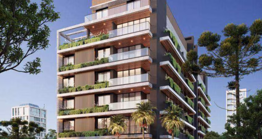 Apartamento Garden no Aura Cabral com 3 suites à venda, 137 m² por R$ 2.449.929 - Cabral - Curitiba/PR