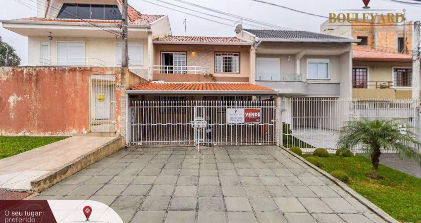 Sobrado semi-mobiliado de rua com 3 dormitórios à venda, 116 m² por R$ 490.000 - Cajuru - Curitiba/PR