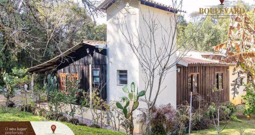 Chácara em condomínio fechado com 2 dormitórios à venda, 6680 m² por r$ 550.000 - faxina - são josé dos pinhais/pr