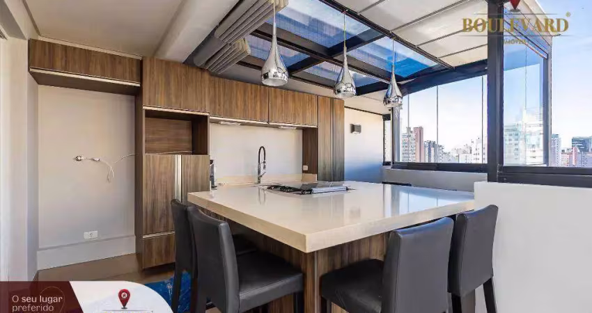 Cobertura com 2 dormitórios à venda, 101 m² por r$ 1.098.000,00 - água verde - curitiba/pr