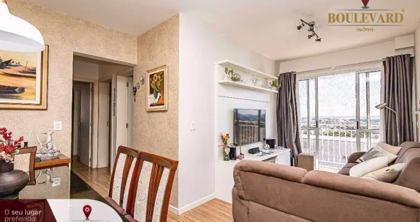 Apartamento no ilha de capri com 3 dormitórios à venda, 64 m² por r$ 530.000 - novo mundo - curitiba/pr