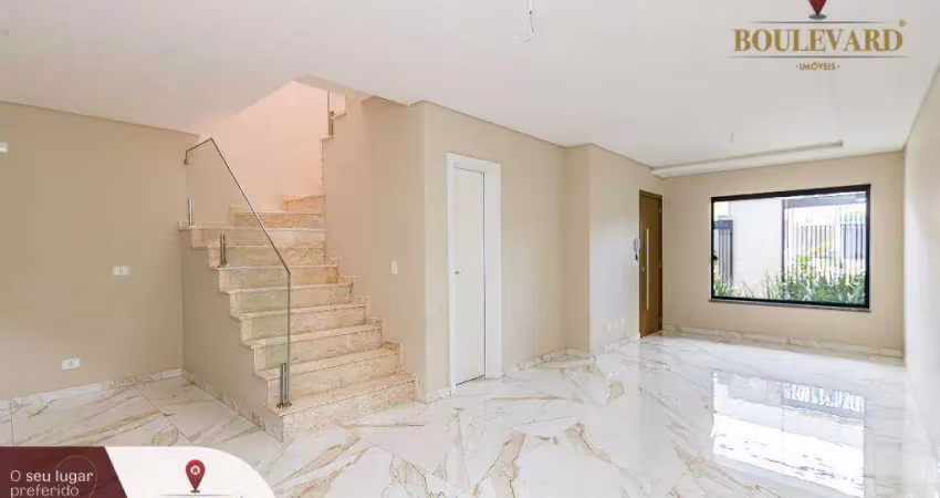 Sobrado de rua com 3 dormitórios à venda, 113 m² por r$ 749.000 - boqueirão - curitiba/pr