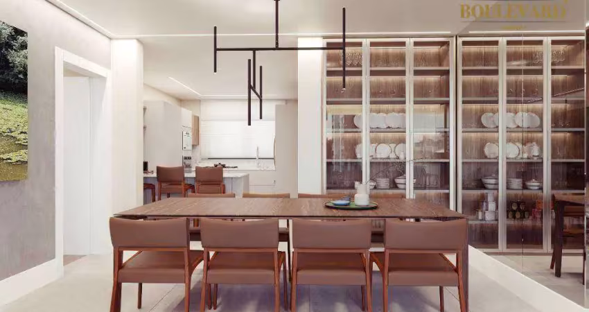 Apartamento no greca tower com 3 suítes à venda, 158 m² por r$ 3.000.000 - água verde - curitiba/pr