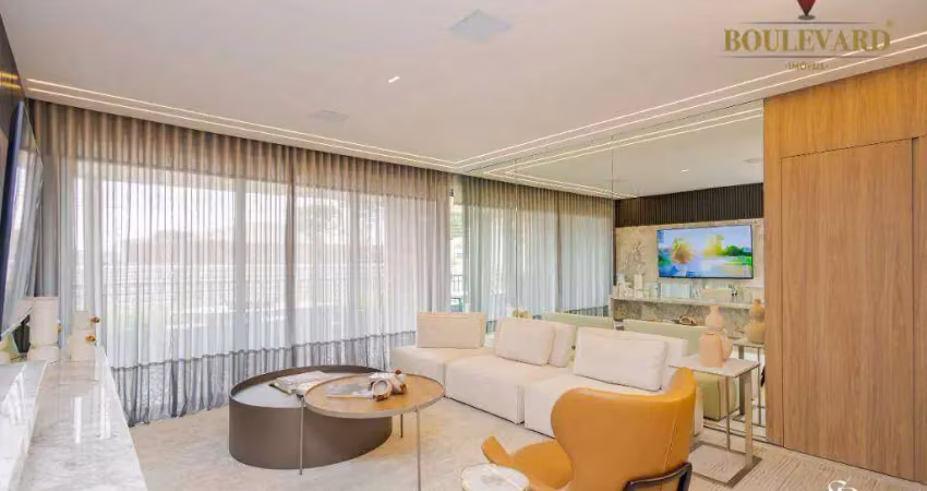 Apartamento garden à venda, 134 m² por r$ 2.613.848,73 - alto da glória - curitiba/pr