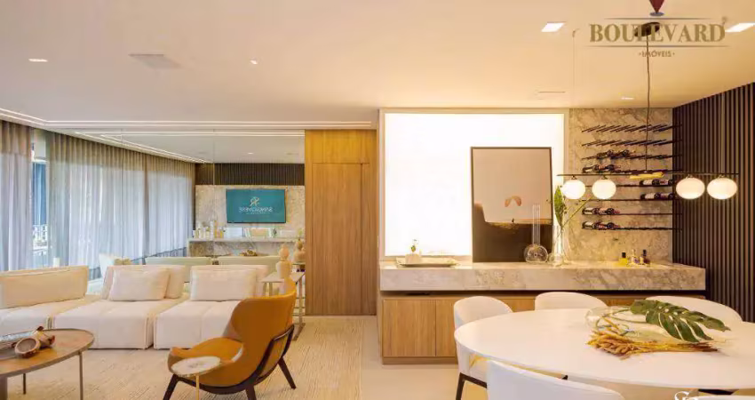 Apartamento com 3 dormitórios à venda, 128 m² por r$ 2.063.521,27 - alto da glória - curitiba/pr