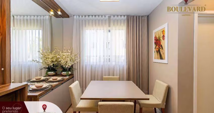 Apartamento com 2 dormitórios à venda, 52 m² por r$ 299.070,00 - lamenha pequena - almirante tamandaré/pr