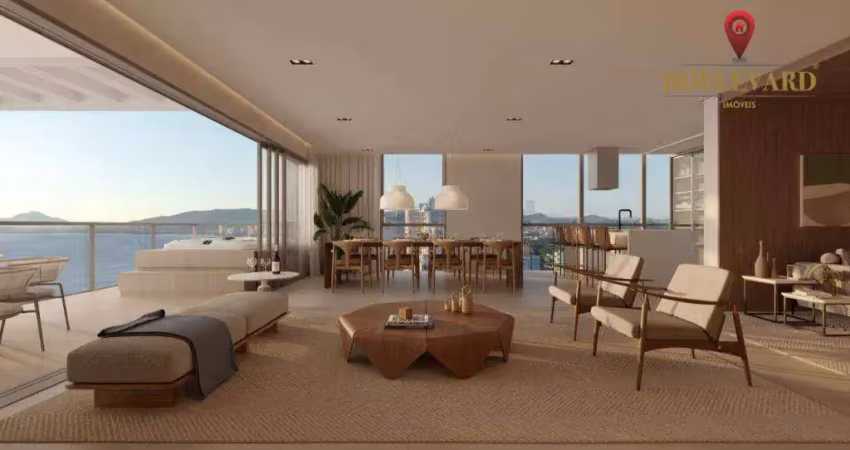 Cobertura com 4 dormitórios à venda, 237 m² por r$ 5.900.675,24 - praia alegre - penha/sc