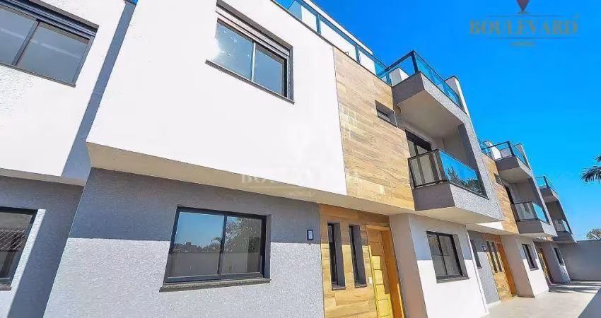 Sobrado em condomínio fechado, com 3 dormitórios à venda, 179 m² por R$ 1.092.000 - Guabirotuba - Curitiba/PR