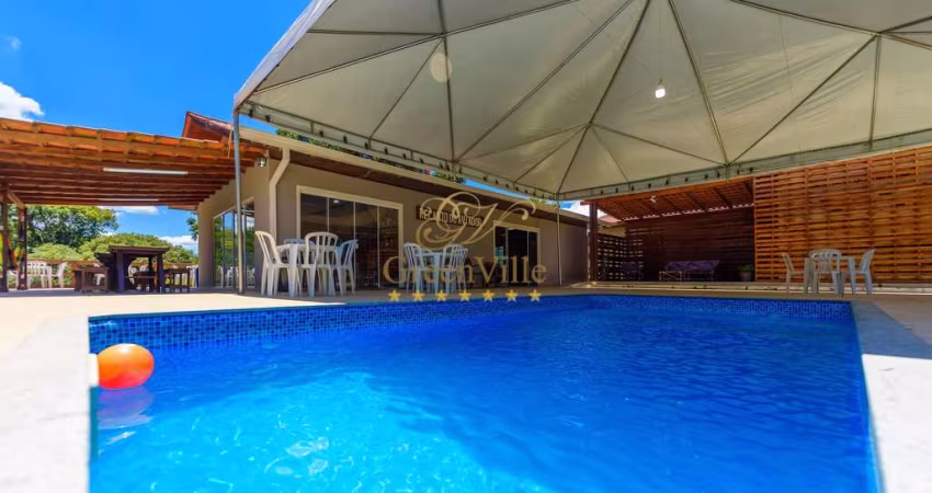Quatro Barras - Chácara 25.000m², Vista Serra do Mar, Piscina Aquecida, 35 km Terminal do Cabral/ C