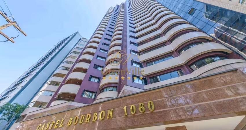Batel, Andar, Andar Alto, Ed.Castel Bourbon, desocupado 1 por andar, 433 metros privativos, 5 quart