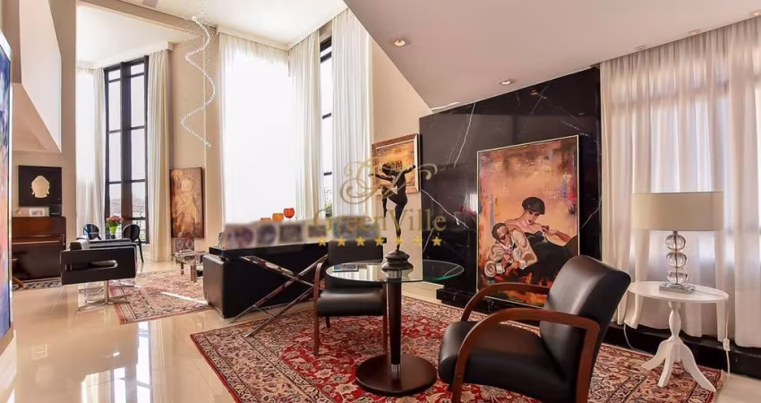 Batel, Ap Ed. Place Vendome, Duplex de luxo 4 Salas , 4 suítes, 5 vagas, Decorado, à venda, Curitib