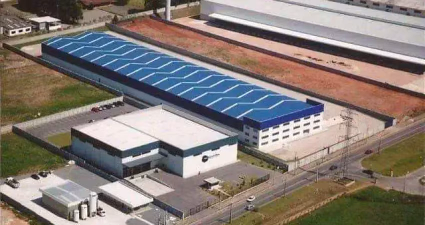 Cidade industrial,barracão de luxo, 2.873m2, terreno te 7.500m2, industrial de curitiba. pé direito