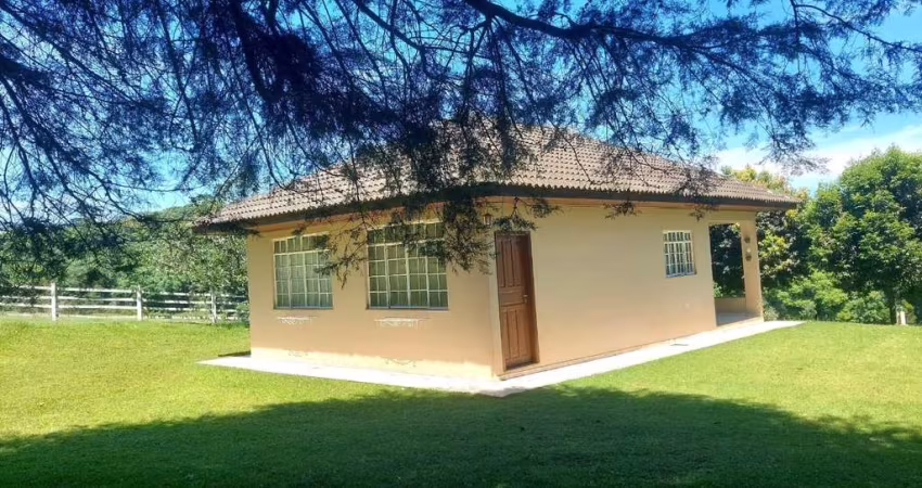 Campo Largo, Jardim Florestal, chácara 22.088m², casa com varanda, lago, cercada, próximo do asfalt