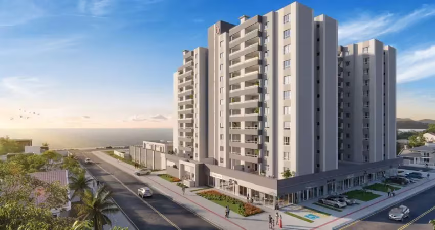 Apartamento de frente para mar, balneário princesa do mar
