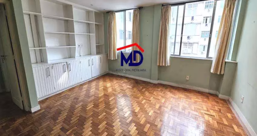 Copacabana, original 3 quartos atual 2 (fácil reverter), reformado entrar e morar, silencioso.