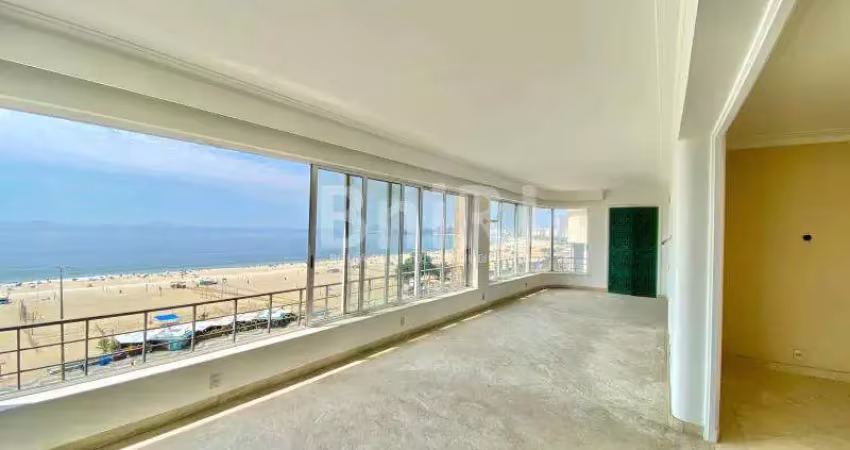 Exclusivo apartamento de alto padrão na avenida atlântica - vista livre para o mar de copacabana