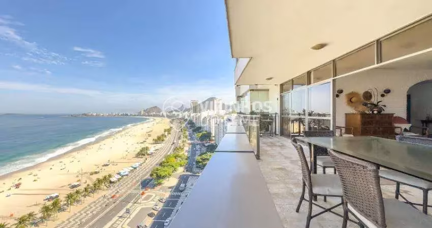 Panorâmica do mar do leme – 4 quartos, 4 vagas e uma das vistas mais incríveis do ri