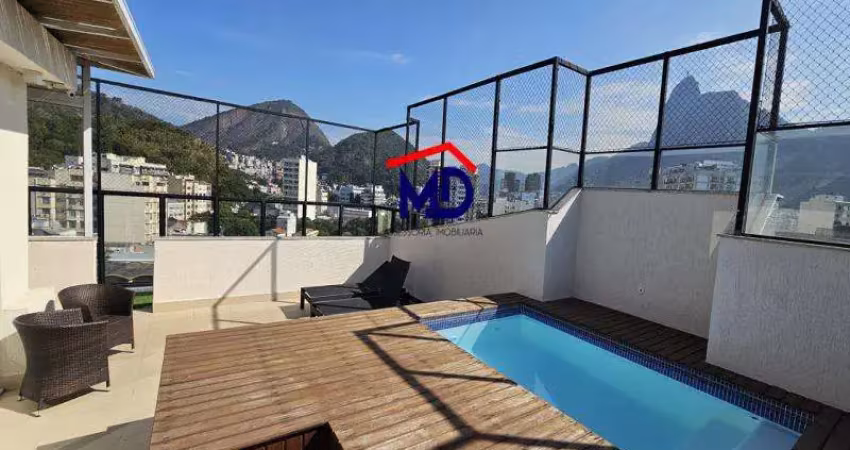 Botafogo cobertura totalmente reformada, duplex,  3 qtos  2 vagas prédio de altissimo padrão