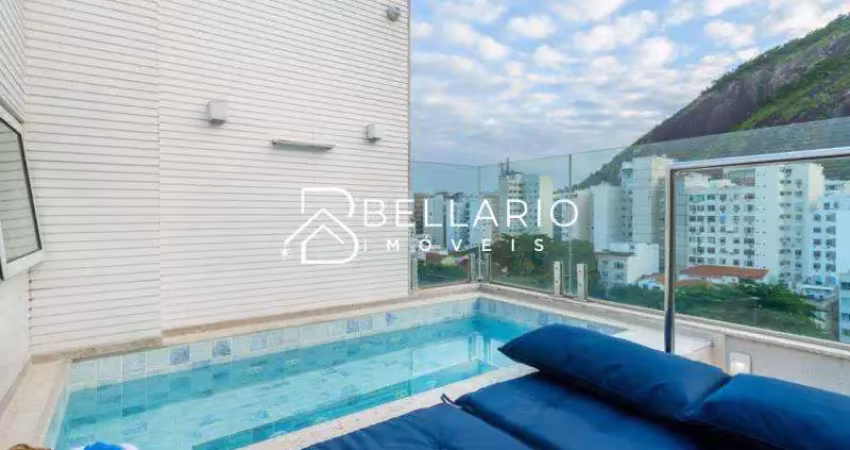 Cobertura triplex reformada à venda por r$ 2.180.000 - copacabana - rio de janeiro/rj