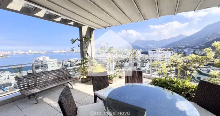 Cobertura duplex com vista panorâmica - jardim botânico